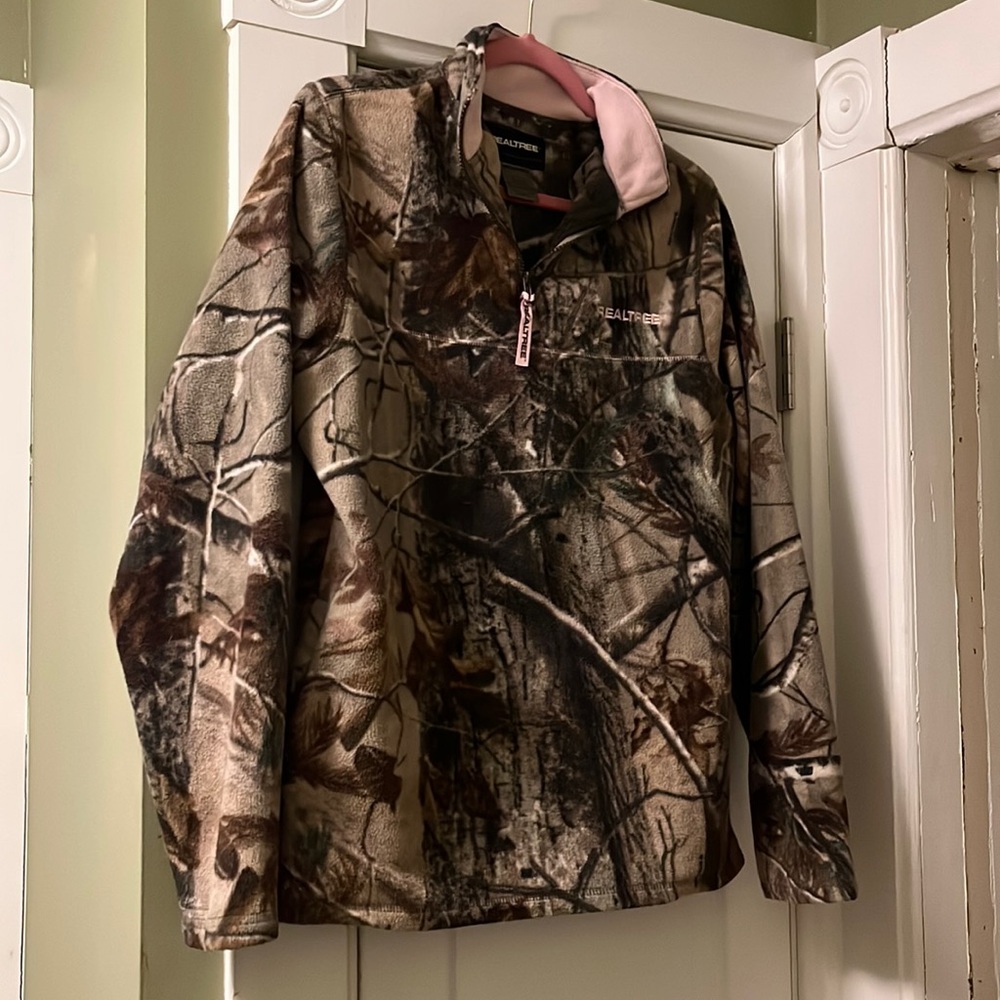 Realtree Quarter Zip brown